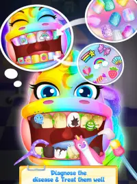 Unicorn Dentist - Rainbow Pony Beauty Salon Screen Shot 3