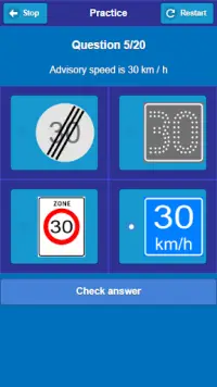 Dutch Traffic Sign Trainer Screen Shot 3