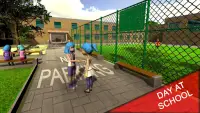 Anime School Girl Life Simulator: High School Game Screen Shot 3