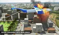 Vliegende trein Simulator 2018 Futuristische trein Screen Shot 3