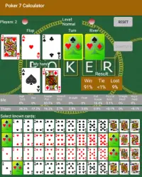Poker 7 Calculator Screen Shot 4