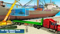 Sea Animals Transport Truck Simulator 2019 Screen Shot 13