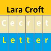 Letter of Lara Croft's father - Puzzle game