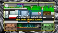 City Bus Driving Simulator 2D - coach driver sim Screen Shot 6