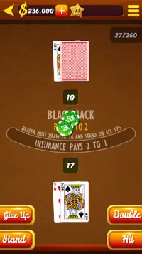 Blackjack 21 HD Screen Shot 4