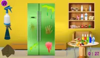 女の子のための冷凍庫のクリーニングゲーム Screen Shot 0