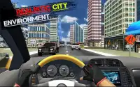 गाड़ी असली दौड़ खेल: ड्राइविंग कार दौड़ सिम्युलेटर Screen Shot 1