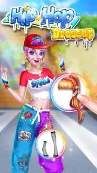 हिप हॉप बना - फैशन लड़कियों के खेल Screen Shot 5