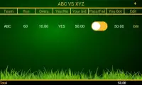 Cricket Betting Diary & Calc Screen Shot 5