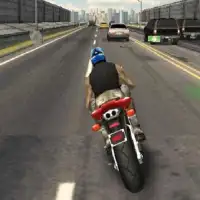 Night Moto Traffic Racer 3D Screen Shot 1