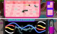 إصلاح حمامات السباحة والتنظيف: ألعاب للبنات Screen Shot 3