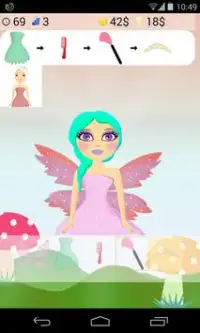 妖精の美しさゲーム Screen Shot 1