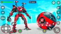 Red Robot Car Transform Game Screen Shot 5