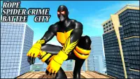 Rope Spider Battle: Crime City Spiderhero Games Screen Shot 4