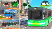 Offline City Bus Driving Games Screen Shot 5