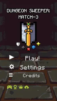 Dungeon Sweeper: Match-3 Screen Shot 0