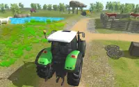 Real Tractor Trolley  Offroad Cargo 3d Game Screen Shot 4