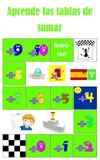 Tablas de Sumar Screen Shot 0
