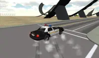 Policja samochód jazdy 3D Screen Shot 9
