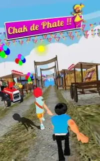 Angry Jatt Run - Subway Game Endless Running Screen Shot 3
