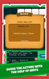Actors Crossword Puzzle Game, Guess Hollywood Name Screen Shot 11