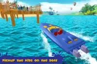 Kids Water Surf Boat Stunts Simulator Screen Shot 2