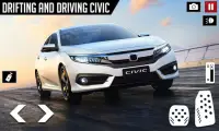 Civic Drifting and Driving Simulator Game Screen Shot 0