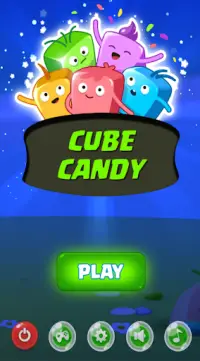 Bonbons cube - Bonbons Sablage jeu,Bonbons jeu Screen Shot 0