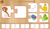 Animal Matching Puzzle for Kids-Name,Food,Home,Mom Screen Shot 16