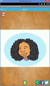 Learn to draw faces for Kids Screen Shot 3