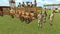 Army Game 3D Army Truck Simulator Screen Shot 0