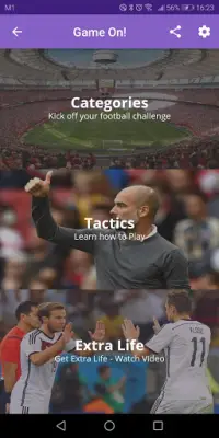 Football Quiz - The Beautiful Game Screen Shot 1