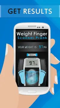 Weight Finger Scanner Prank Screen Shot 3