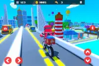 Moto Pizza Lieferung: Blocky Edition Screen Shot 10