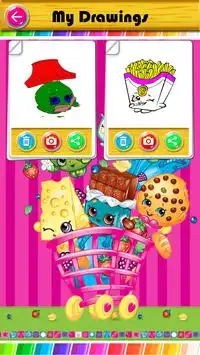 Coloring Pages for Shopkins Screen Shot 7