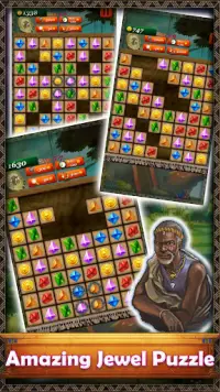 Gem Quest - Jewel Match 3 Game Screen Shot 2
