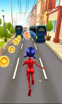 Subway Ladybug Surf Run Screen Shot 2