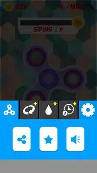 Mini Fidget Spinner Game Screen Shot 2