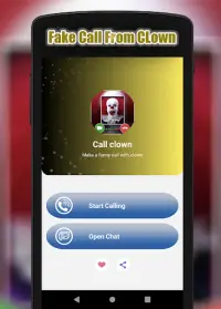 Video Call From Scary Clown Screen Shot 3