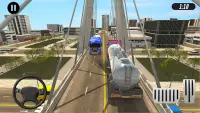 Oil Tanker Truck Driving Sim Screen Shot 1