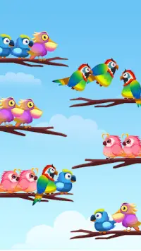 Bird Color Sort : Puzzle Game Screen Shot 1
