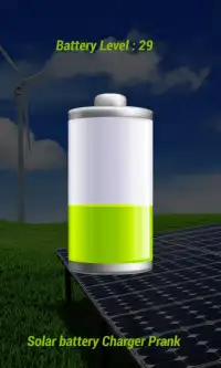 Solar battery Charger Prank Screen Shot 0