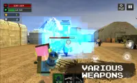 Pixel Z Hunter2 3D - World Battle Survival TPS Screen Shot 1