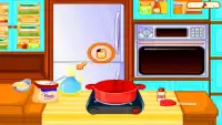 Kochen süßes Spiel für Mädchen Screen Shot 0