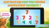 Juegos para niños: Números Screen Shot 8
