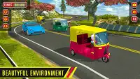 Tuk Tuk Rickshaw jogos Índia Auto Motorista 2018 Screen Shot 3