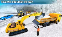 Снег вождения спасательной, экскаватор крановщик Screen Shot 1