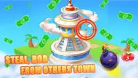 Coin Town - Menggabungkan, Slot, Menghasilkan uang Screen Shot 6