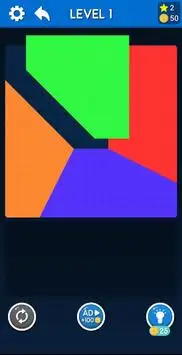 Tangram puzzle games (free) Block clasic tangram Screen Shot 2