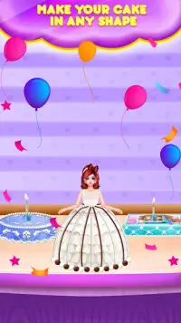 Princess Birthday Party Cake Maker - Cooking Game Screen Shot 1